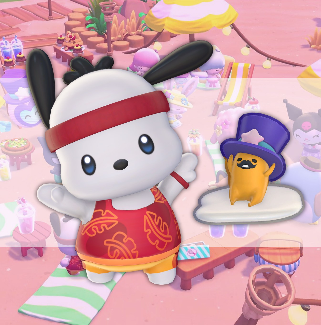 Where is Tophat Gudetama this week in Hello Kitty Island Adventure?