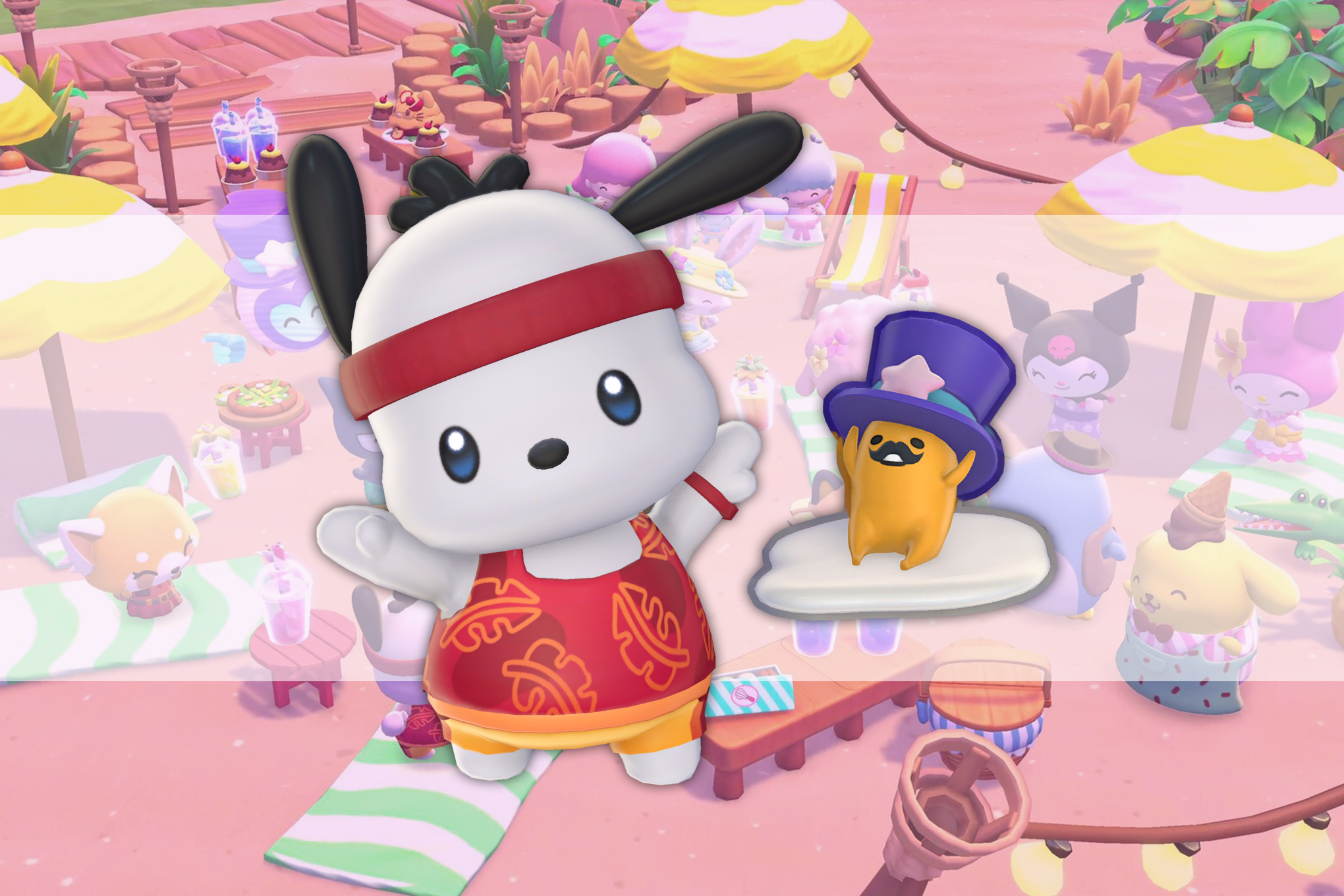 Where is Tophat Gudetama this week in Hello Kitty Island Adventure?