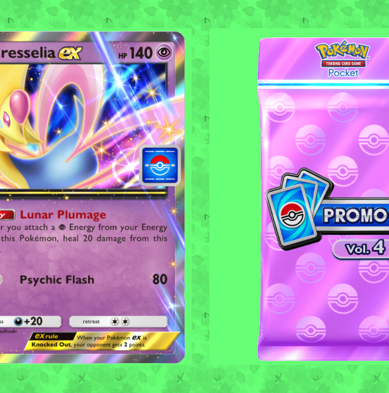 All ‘Cresselia ex Drop Event’ cards and best decks in Pokémon TCG Pocket